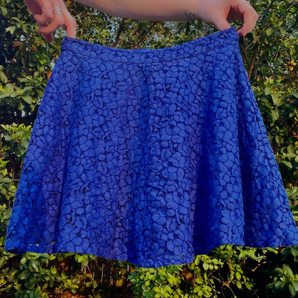 Blue Top Shop Skirt